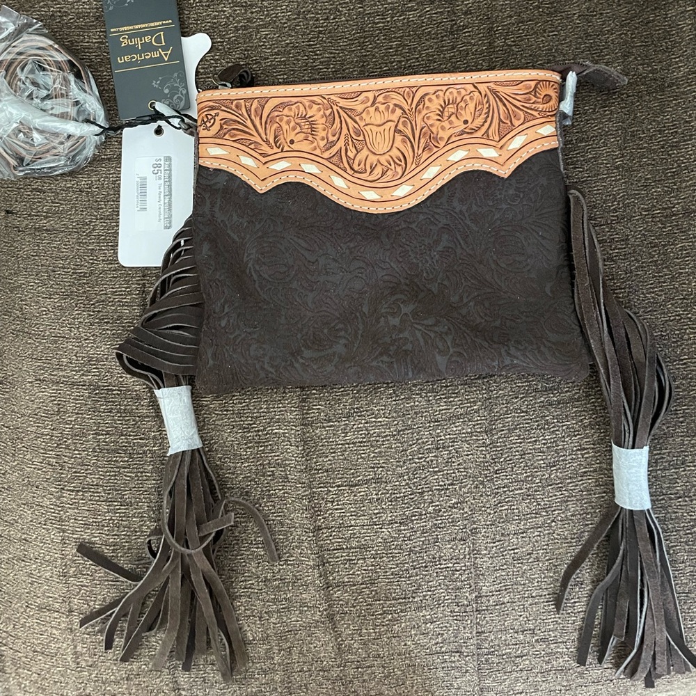 American Darling NWT Embossed Crossbody Bag